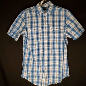 Flannel print button up